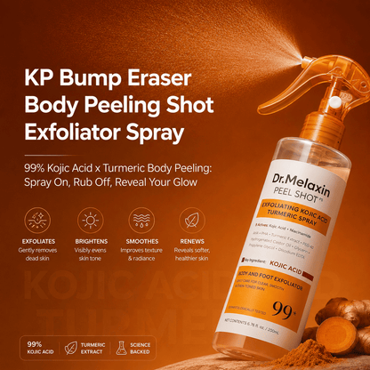 Dr. Melaxin Body Kojic Acid and Turmeric Exfoliating Spray